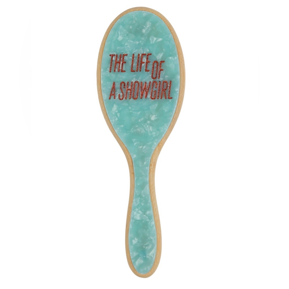 Taylor Swift The Life of a Showgirl Turquoise Hair Brush